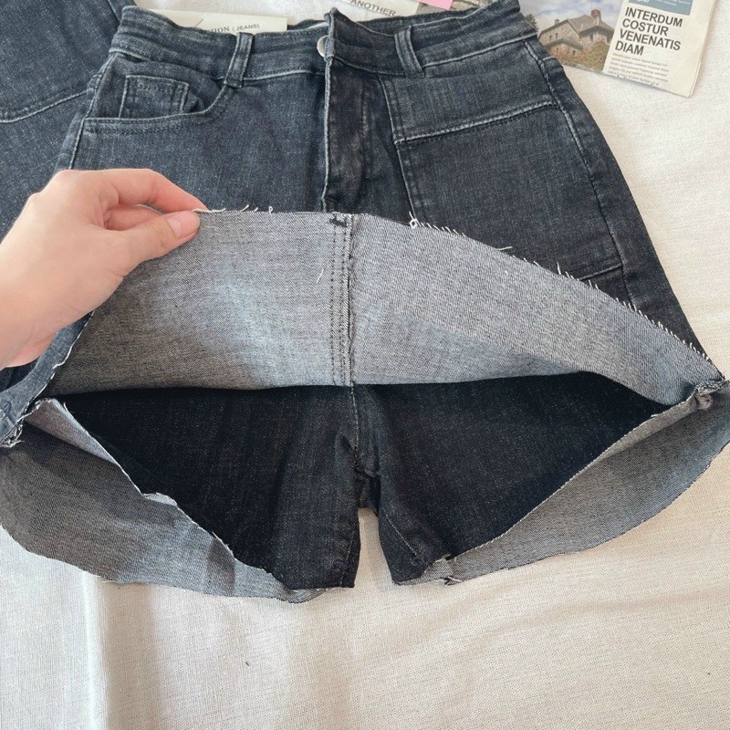 Váy Jean cute lưng cao cực xinh chuẩn phom yêu thương mix đồ cute | BigBuy360 - bigbuy360.vn