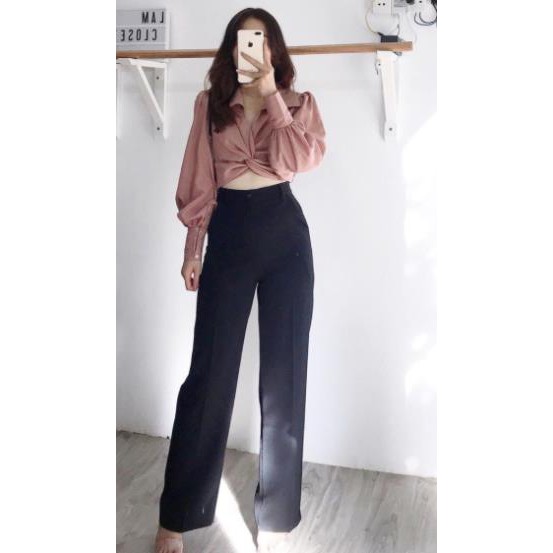 QUẦN SUÔNG KHOÁ GIỮA SIÊU ĐẸP ་ ྇
