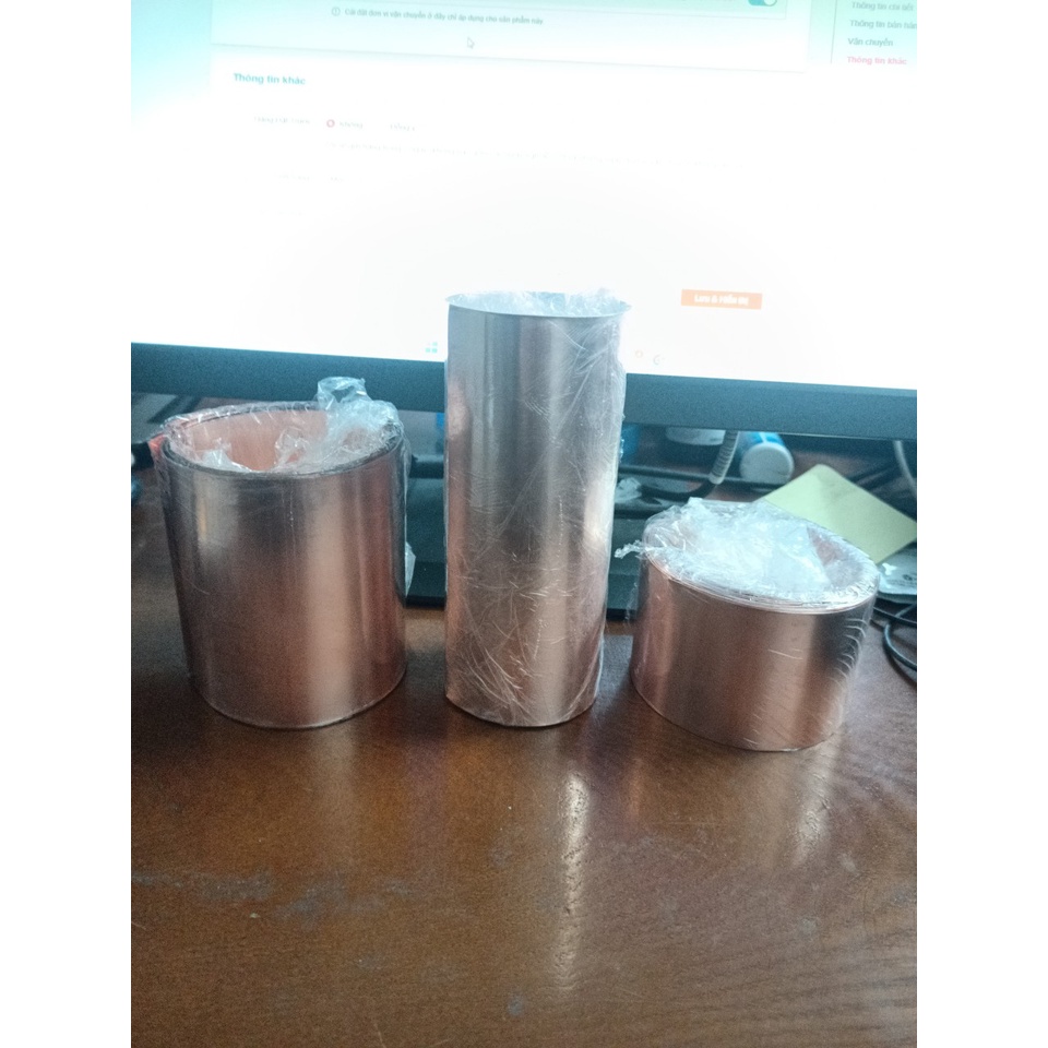 Đồng tấm lá đỏ 0.5mmx100mmx1000mm