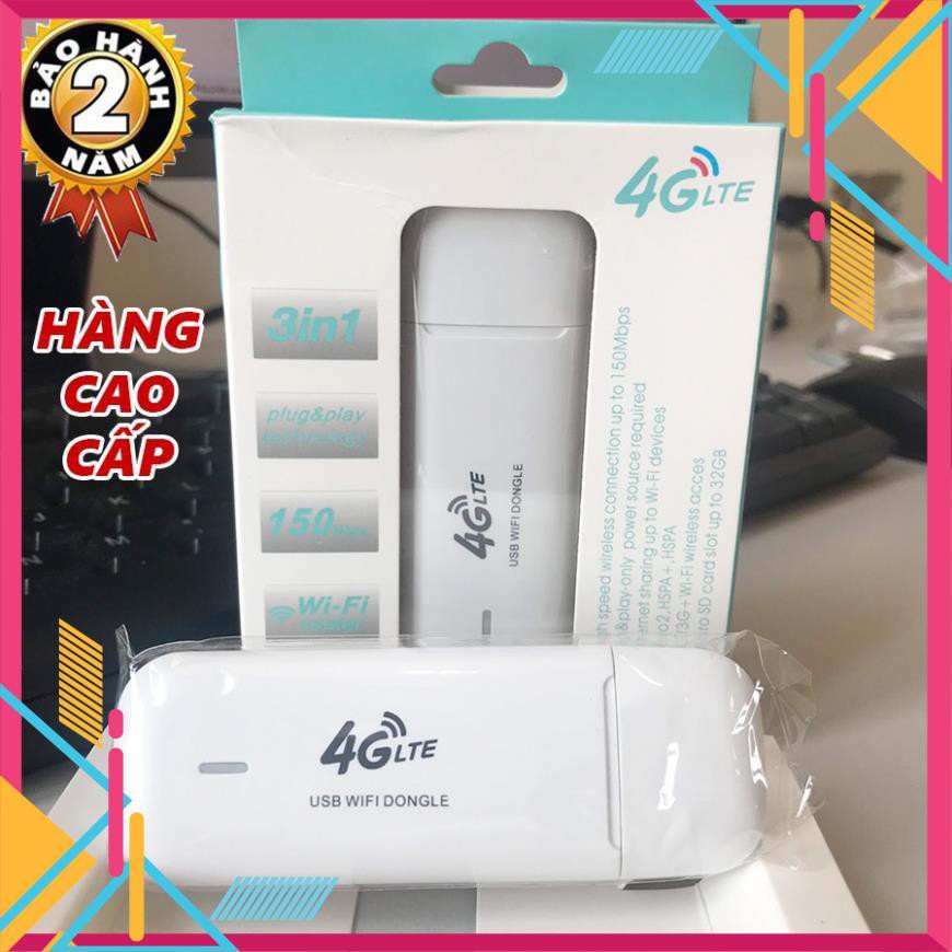(USB WIF CHÍNH HÃNG CAO CẤP) PHÁT WIFI DI ĐỘNG 3G/4G DONGLE LTE - Bảo Hành 2 năm (Giá Sốc) | BigBuy360 - bigbuy360.vn
