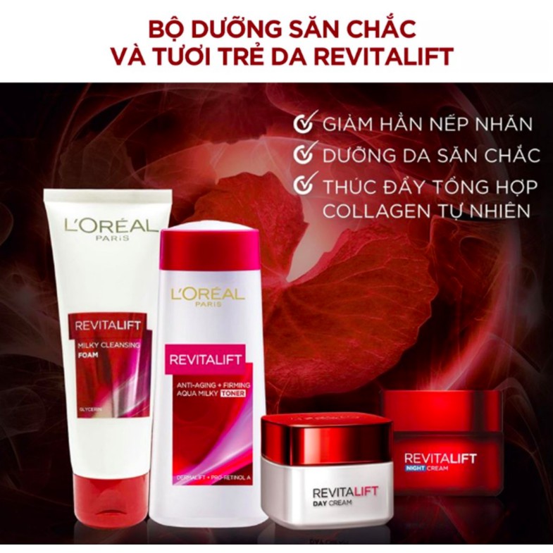 Kem dưỡng ngày giảm nếp nhăn săn chắc da L’Oreal Revitalift SPF23 PA++ 50ml