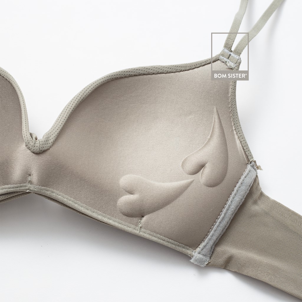 Áo lót mút mỏng thun lạnh thông hơi không gọng thoải mái dây áo liền siêu nâng BOM SISTER A1420 | BigBuy360 - bigbuy360.vn