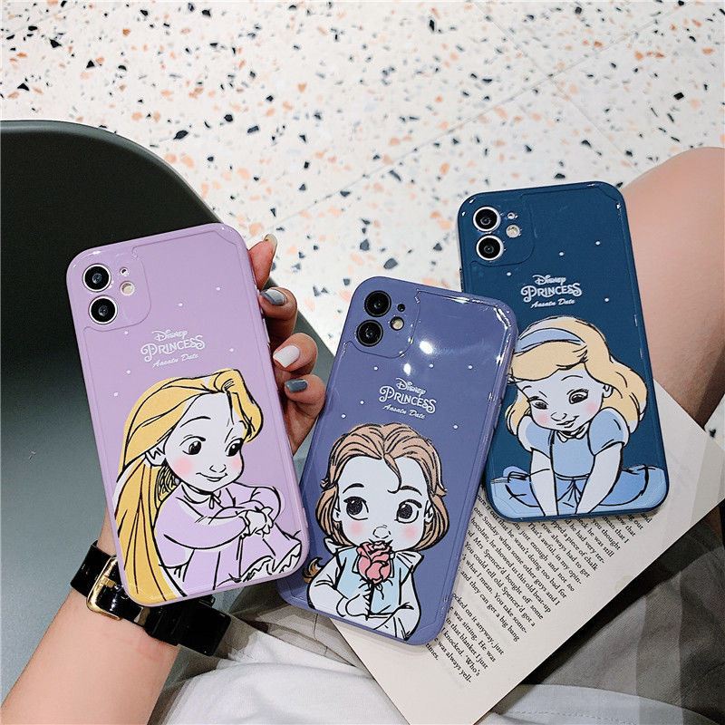 Ốp Lưng In Hình Công Chúa Disney Cho Iphone 7 / 8 + / X / X S / Xr / Xsmax / 11 / 12mini 12 Pro Max