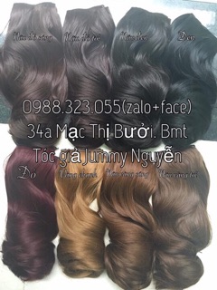 Tóc kẹp xoăn 50cm( tơ cao cấp)