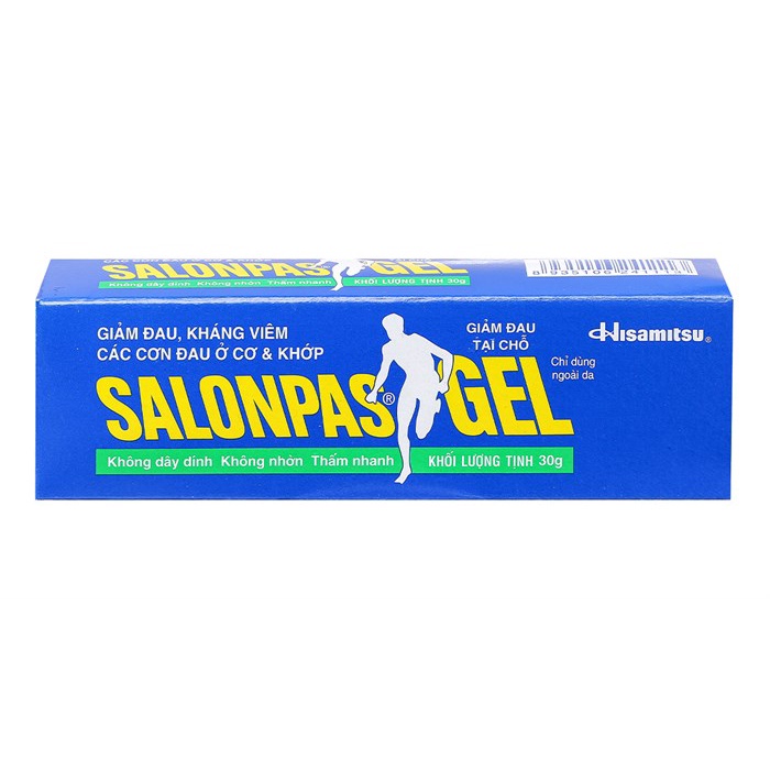 Salonpas Gel HISAMITSU [Tuýp 30gr] - Gel Giảm đau cơ, khớp