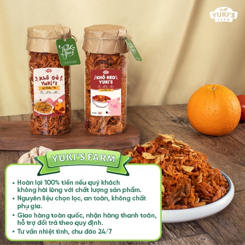 Khô Gà Lá Chanh 125g YUKI FARM - Đồ Ăn Văt Khô Gà, Khô Heo Xé Cay Siêu Ngon - Đồ ăn vặt Việt Nam Chất Lượng Cao | BigBuy360 - bigbuy360.vn