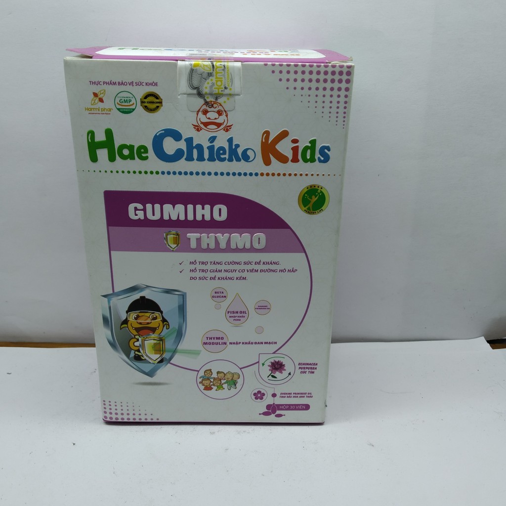 Hae Chieko Kids Gumiho Thymo hộp 50 viên