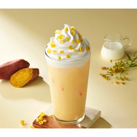 [BỘT KHOAI LANG] Bột Latte Khoai Lang DAMTUH Hộp 216G - Hàn Quốc