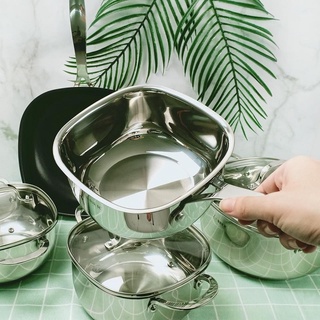 Bộ nồi chảo từ 5 chiếc Arber Natural Quartz