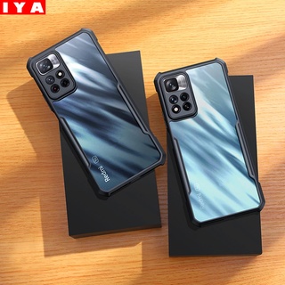 Casing Redmi Note 12  Redmi Note 11 Note 10 10Pro 10S Xiaomi POCO X3 GT 9T 9A 9C 9S 9Pro Note8 Note7 POCO M3 X3 NFC X3Pro Acrylic Transparent Anti-Fall Gear Bumper Phone Case