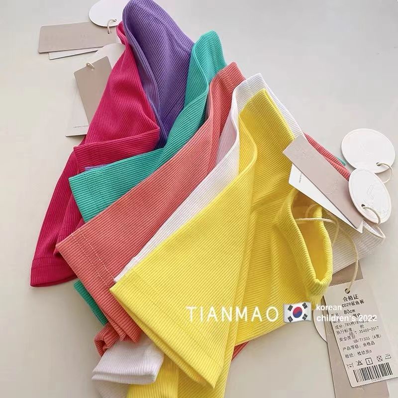 [Babycat Hàng Có Sẵn Bán Chạy Quần Đùi Ôm Dáng Phong Cách Nhật Hàn Nhật Bản Màu Sắc Kẹo Ngọt Thời Trang Mùa Hè Dành Cho Bé Trai Và Bé Gái