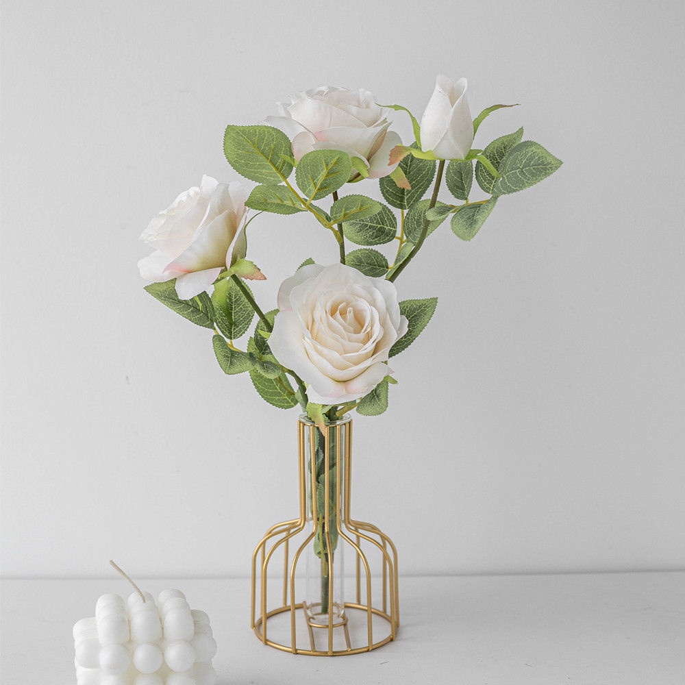 Bó Hoa Giả Phong Cách Bắc Âu Dùng Để Trang Trí Bàn Cà Phê