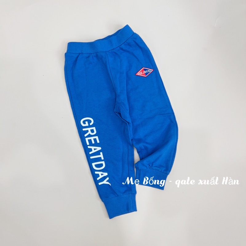 (size 90-130) Quần nỉ da cá Hejmini xuất Hàn dư xịn