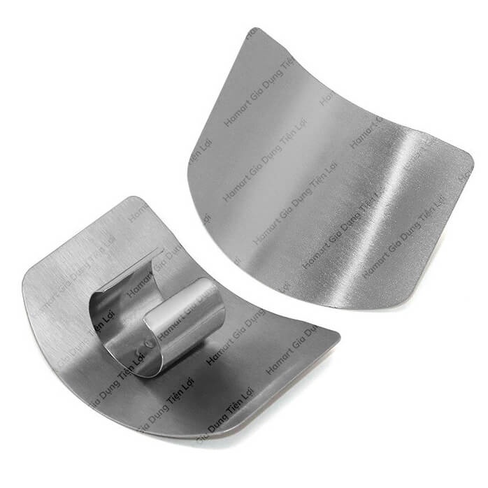 Khiên Bọc Bảo Vệ Ngón Tay INOX Chống Cắt Tay Khi Làm Bếp Thái Thịt Rau Củ Chống Rỉ Tiện Lợi