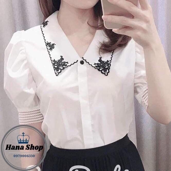 Áo sơ mi nữ King168, chất lụa kate mềm mịn MK30