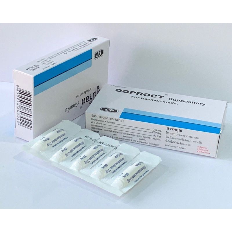 Hộp Đặt Trĩ Doproct Thái Lan - Hộp 10