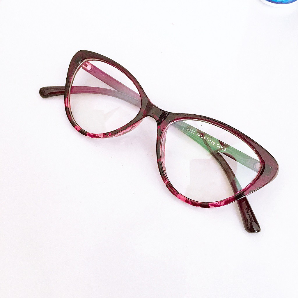 [Mã SKAMCLU7 giảm 10% cho đơn từ 0Đ] Gọng kính mắt mèo 2383 nhận cắt cận viễn loạn | BigBuy360 - bigbuy360.vn