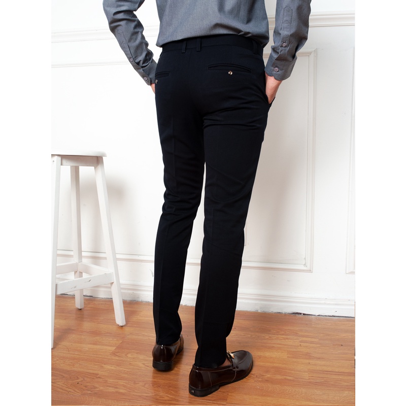 Quần Tây Nam 4MEN QT140 Form Slim-Cropped, Vải Âu Cao Cấp