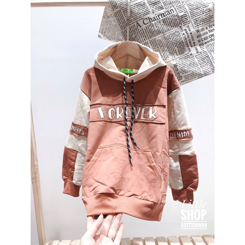 Áo hoodie tay dài bé trai (8-32kg)