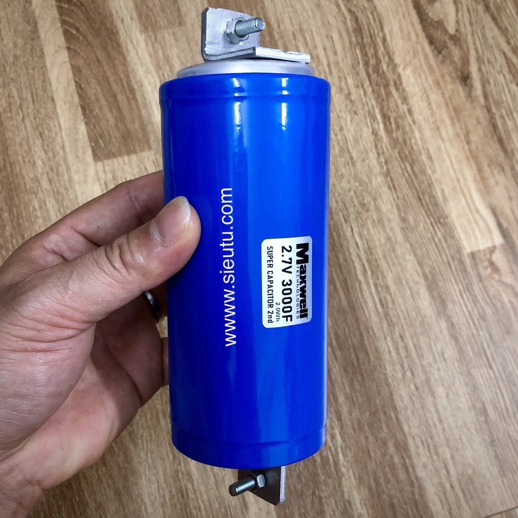 Siêu tụ điện 3000F 2.7V 1000A Maxwell USA