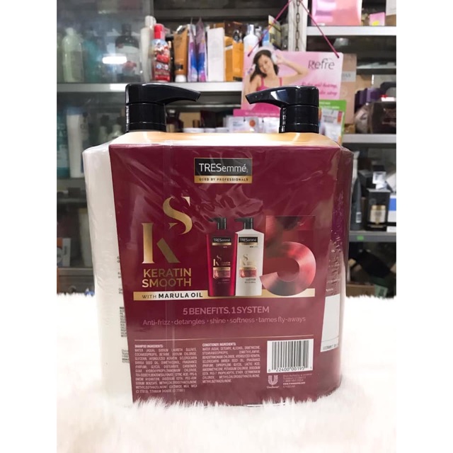 (USA Mẫu Mới 2019 )Bộ dầu gội xả Tresemme Keratin Smooth 2 x 828ml của Mỹ