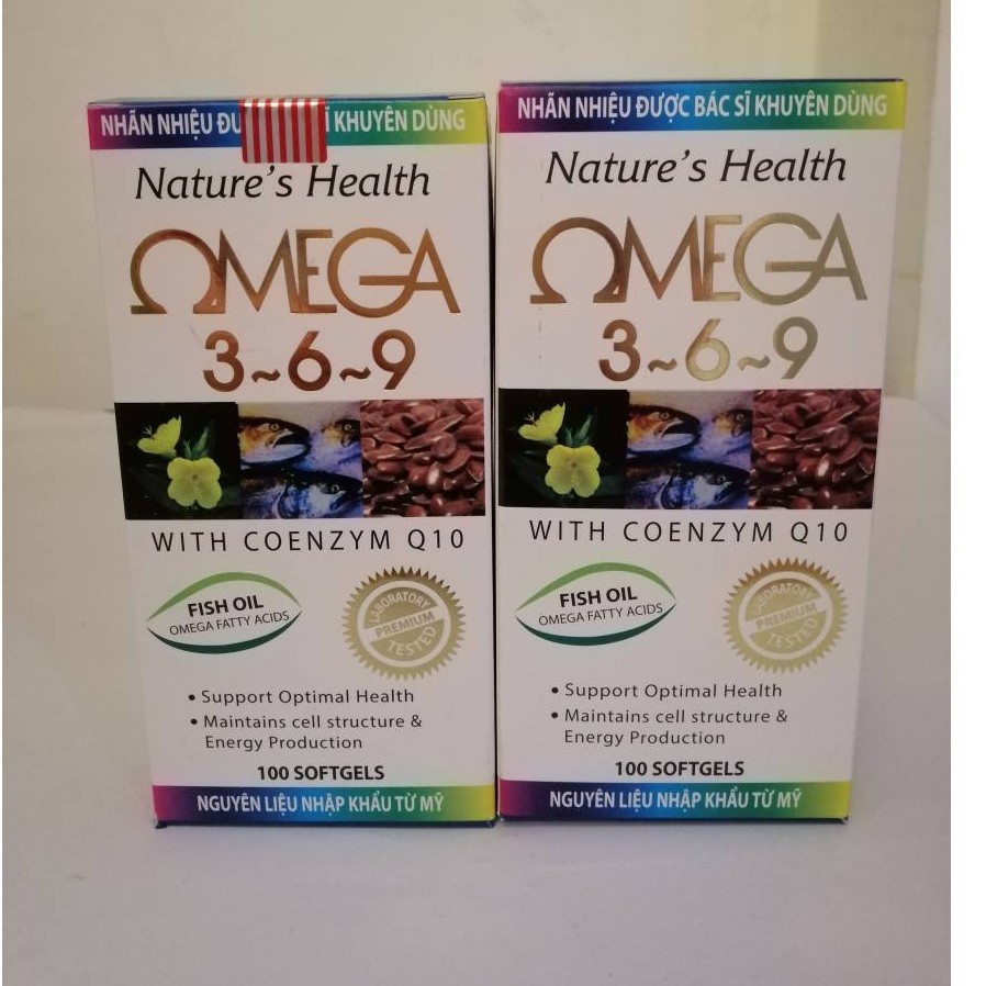 Omega 369 - Hộp 100 viên - Tăng cường dưỡng chất cho mắt giúp mắt sáng | BigBuy360 - bigbuy360.vn