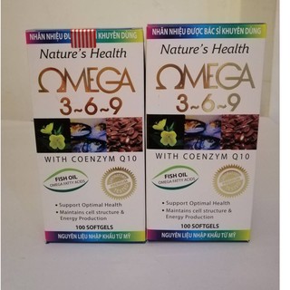 (CHÍNH HÃNG)Omega 369 - Hộp 100 viên - Tăng cường dưỡng chất cho mắt giúp mắt sáng