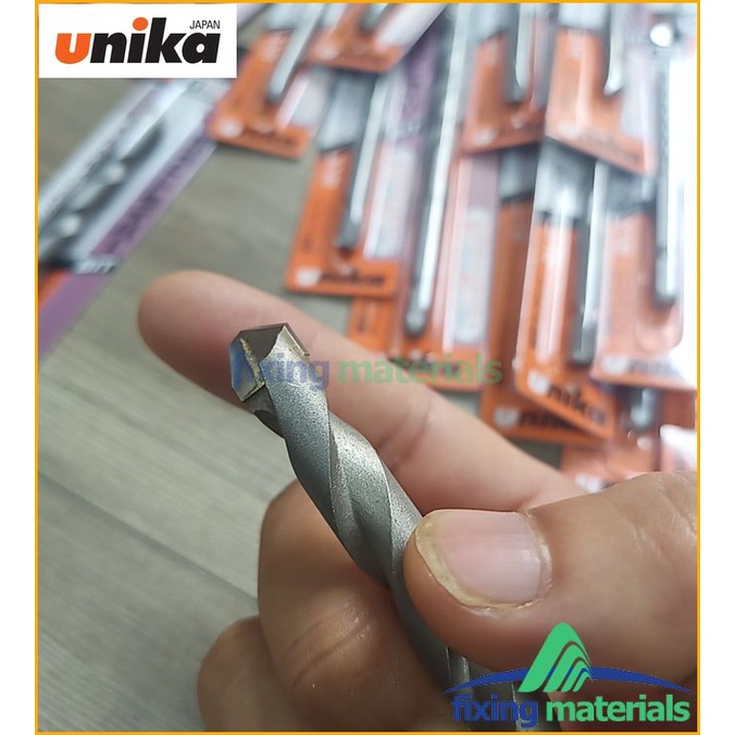 Mũi khoan tường Unika RJ (Chuôi lục giác 6.35mm, dùng cho máy khoan Pin, Hàng Nhật, SX tại VN)
