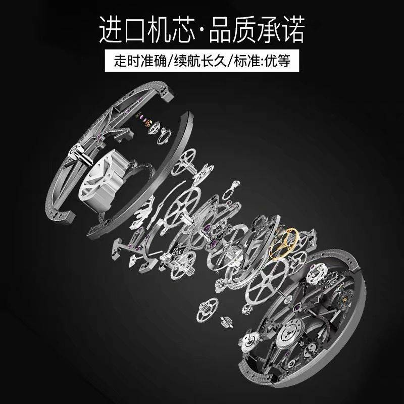 đồng hồ nam Đồng Hồ Cơ Tự Động Siêu Mỏng Chống Thấm Nước Phong Cách Hàn Quốc Thời Trang Cho Nam