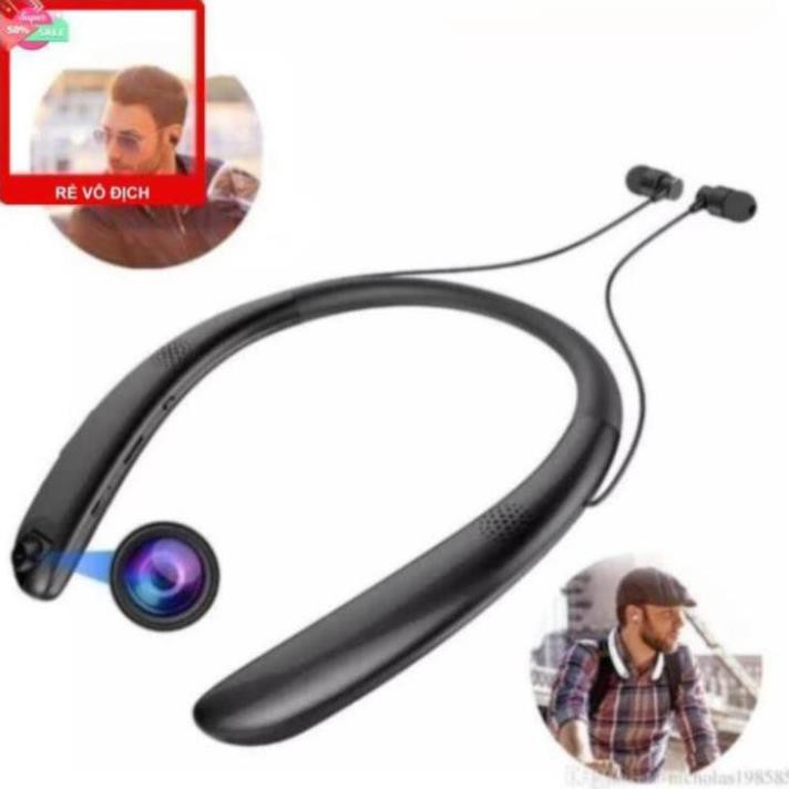 TAI NGHE BLUETOOTH LOA NGOÀI  KIÊM CAMERA THÍCH HỢP PHƯỢT VÀ DU LỊCH ALL IN 1 HP V9