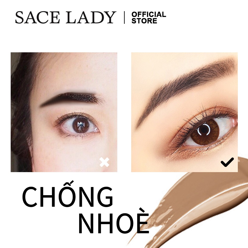 Gel kẻ mày SACE LADY lâu trôi 24H chống thấm nước hơn chì kẻ lông mày 6ml/0.2oz