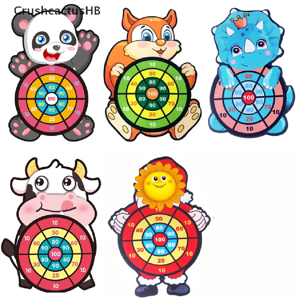 [CrushcactusHB] Children Target Sticky Ball Throw Dartboard Sports Kids Board Games With Darts Hot Sell