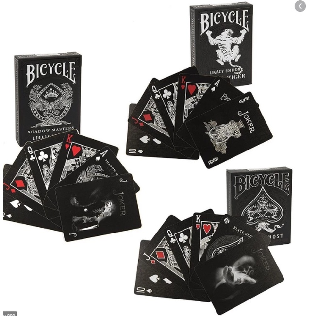 Bộ Bài Black Tiger/Ghost/Shadow Master Legacy Edition Playing Cards [Hàng Mỹ]