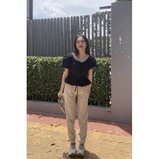 Áo kiểu rút dây