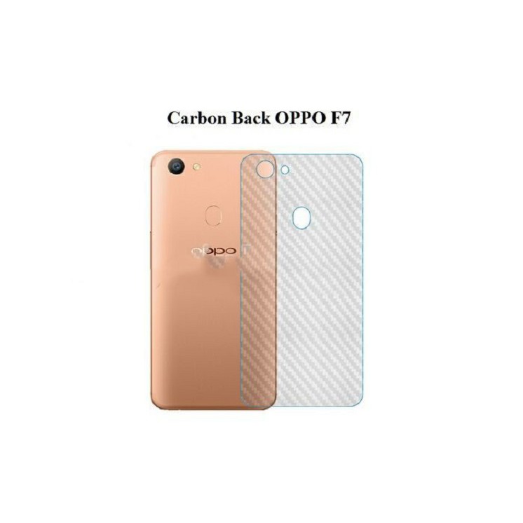 [Freeship toàn quốc từ 50k] OPPO F7 MIẾNG DÁN MẶT LƯNG VÂN CARBON