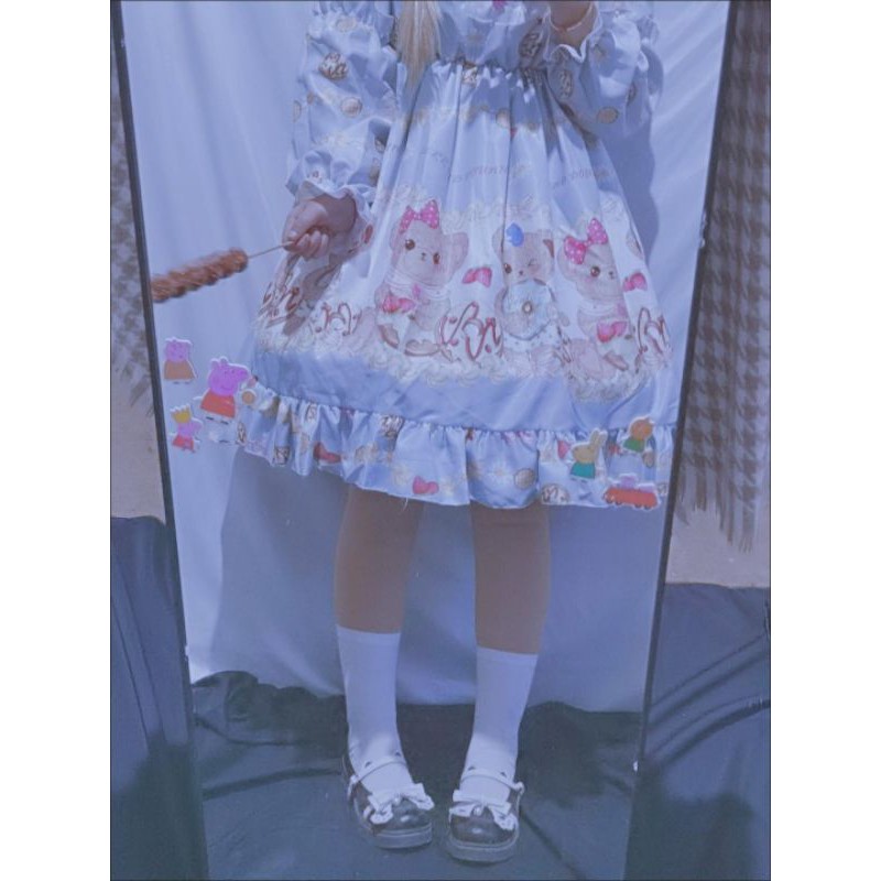 ĐẦM BÚP BÊ LOLITA KÈM NƠ 🎀 PHONG CÁCH CÔNG CHÚA