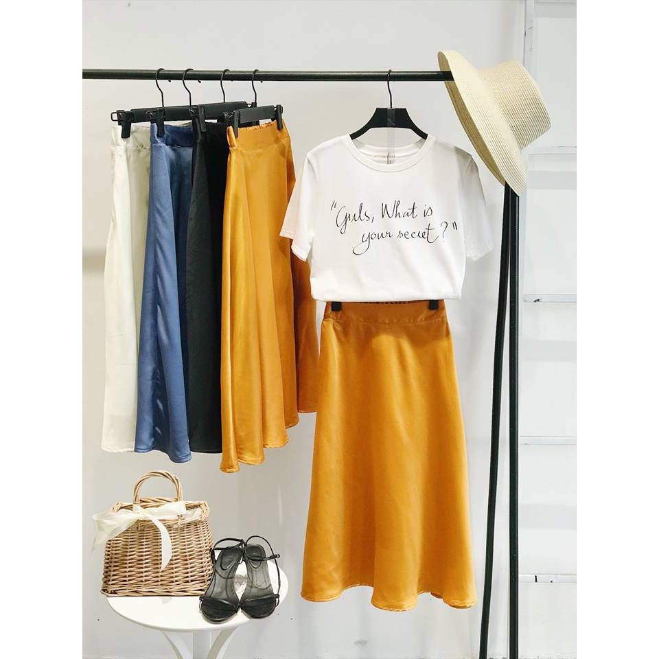 [Mã FASHIONMALLT4 giảm 15% đơn 150k] Váy satin basic Afterbefore