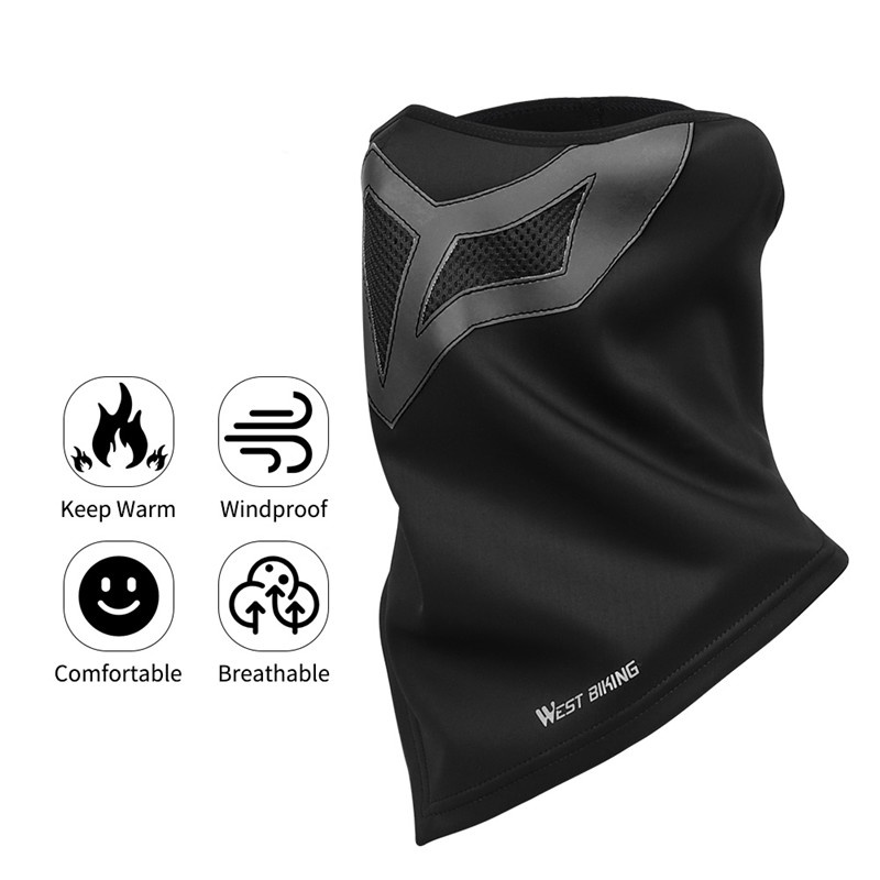 West Khăn Choàng Bandana Che Mặt Bằng Vải Lông Cừu Giữ Ấm Mùa Đông Chống Gió Dùng Khi Đi Xe Đạp / Trượt Tuyết /