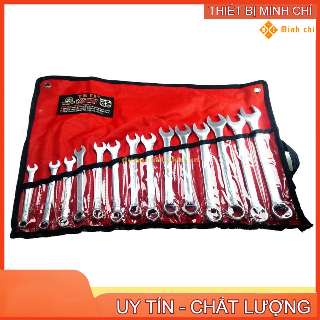 Bộ cờ lê vòng miệng 14 chi tiết 8-24 Yeti