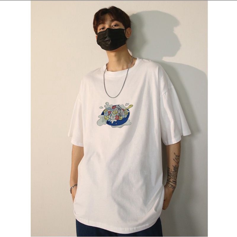 Áo thun ❤Có size tay lỡ unisex form rộng Eat