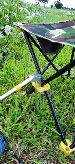 Combo Ghế câu cá kèm chống cần câu cần đơn