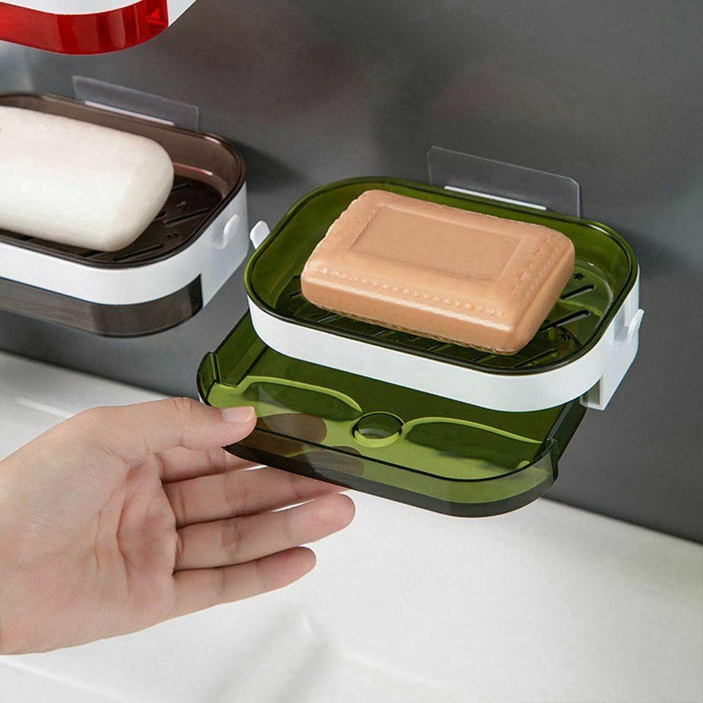 Giá Đỡ Xà Phòng Gắn Tường Tiện Dụng Cho Phòng Tắm / Nhà Bếp