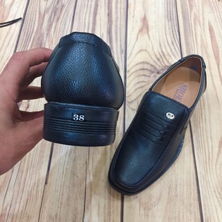 Giày lười trung niên da mềm may đế( Chất Store )