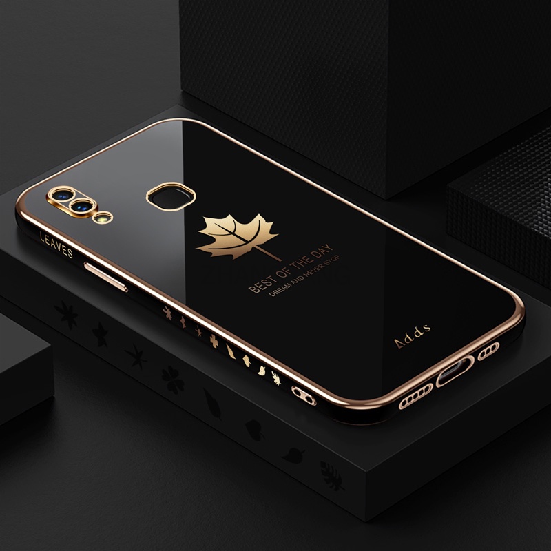 Ốp ĐiệN ThoạI HọA TiếT Lá Phong Cho vivo y85 y91 v9 y95