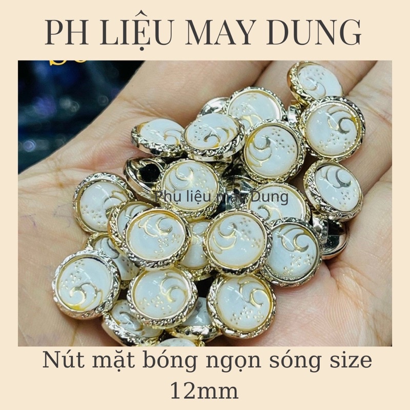 nút bóng ngọn sóng size 12mm