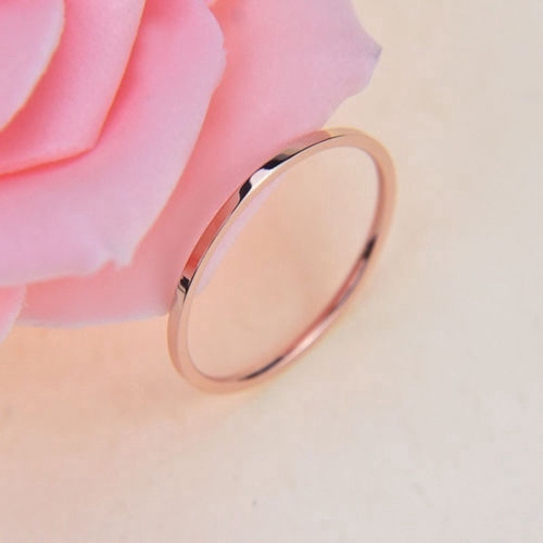 COD Korea woman simple gold rose gold rings size 5-10 jewelry gift | WebRaoVat - webraovat.net.vn