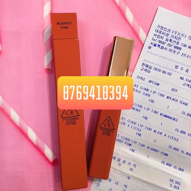 SALE OFF- Son 3CE Cloud Lip Tint mẫu mới 2019 | BigBuy360 - bigbuy360.vn