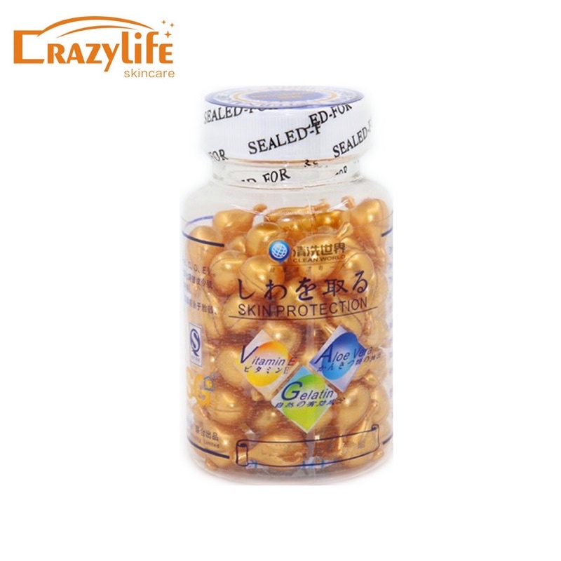 Seerum vitamine dưỡng da hộp  90viên nâng cơ mặt trẻ hoá da mặt làm trắng sẽ khít  lỗ chân lông SKIN PROTECTION