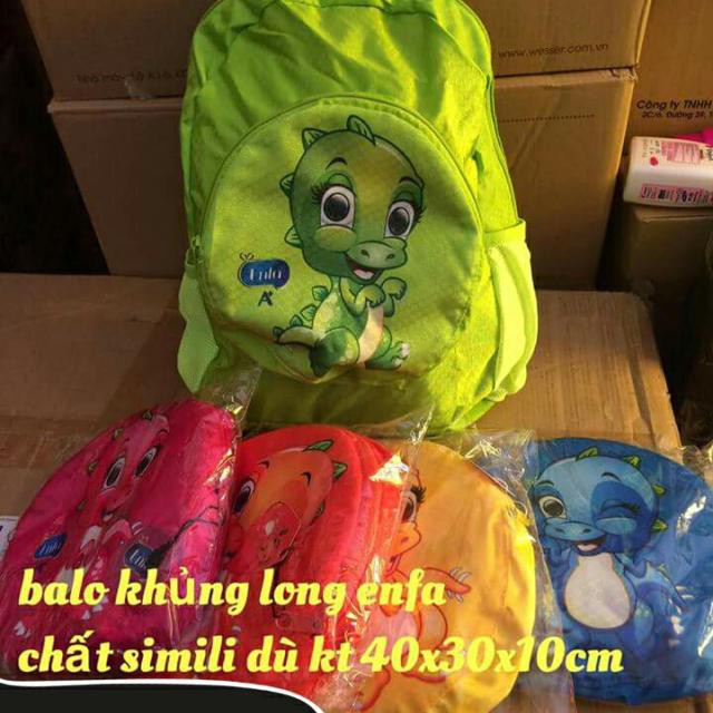 Ba lô khủng long Enfa cho bé mẫu giáo