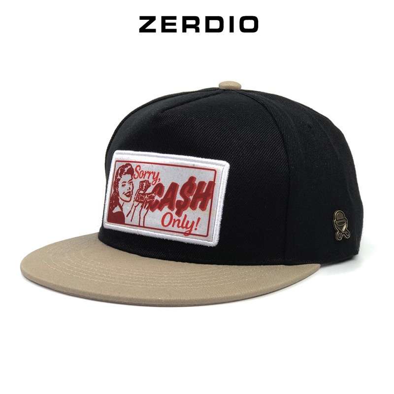 Mũ hiphop, Nón lưỡi trai snapback CASH đen cho cả nam và nữ - SN29